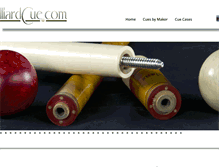 Tablet Screenshot of billiardcue.com